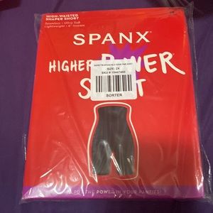 Spanx higher power short 2x black new